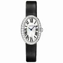 Cartier Baignoire Diamond Bezel 18 kt White Gold Ladies Watch WB520008