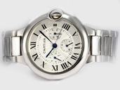 Cartier Ballon Bleu de Cartier W69010Z4 Mens Silver Stainless Steel Strap Round Watch