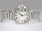 Cartier Ballon Bleu de Cartier W69010Z4 Round White Dial Watch