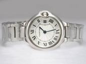 Cartier Ballon Bleu de Cartier W69012Z4 28mm Stainless Steel Case White Dial Watch