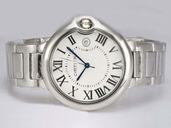 Cartier Ballon Bleu de Cartier W69013Z2 Quartz Round White Dial Watch