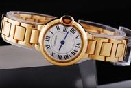 Cartier Ballon Bleu de Cartier W6920008 28mm 18K Gold Case Womens Watch