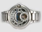 Cartier Ballon Bleu de Cartier W6920021 Black Dial Manual Winding Stainless Steel Bezel Watch