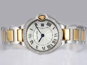 Cartier Ballon Bleu de Cartier W6920034 White Dial Stainless Steel Case Watch