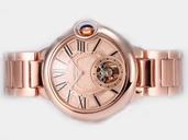 Cartier Ballon Bleu de Cartier WE6920002 Manual Winding Gold Dial 42mm Watch