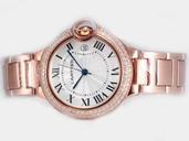 Cartier Ballon Bleu de Cartier WE9005Z3 Round Quartz Mens Watch