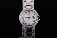 Cartier Ballon Bleu de Cartier WE9009Z3 Round Stainless Steel Case Midsize Watch