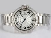 Cartier Ballon Bleu de Cartier WE9009Z3 Stainless Steel Case Round Mens Watch