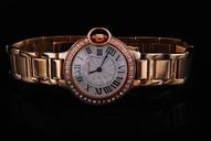 Cartier Ballon Bleu de Cartier WE902034 Stainless Steel Case Round White Dial Watch