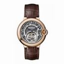 Cartier Ballon Bleu Flying Tourbillon Galvanized guilloche Dial Men's Watch W6920104
