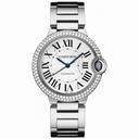 Cartier Ballon Bleu Medium 18k White Gold Watch WE9006Z3
