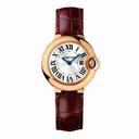 Cartier Ballon Bleu Silver Dial 18K Rose Gold Ladies Watch WGBB0007