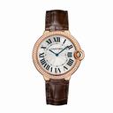 Cartier Ballon Bleu Silver Dial Men's Watch WE902055