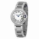 Cartier Ballon Bleu Silver Dial Stainless Steel Ladies Watch W69010Z4