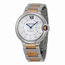 Cartier Ballon Bleu Silver Dial Steel and 18k Rose Gold Unisex Watch WE902031
