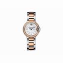 Cartier Ballon Bleu Silver Dial Two-tone Stainless Steel Ladies Watch W3BB0009