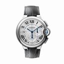 Cartier Ballon Bleu Silver Flinque Dial Men's Watch W6920078