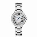 Cartier Ballon Bleu Silver guilloche Opaline Dial Men's Watch WE902065