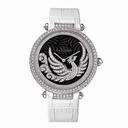 Cartier Bestiaire Evol D'un Phoenix Dark Purple Mother of Pearl with Diamonds Feather Dial Ladies Watch HPI00633