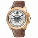 Cartier Calibre de Cartier Central Chronograph 18 kt Rose Gold Men's Watch W7100004