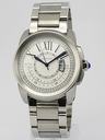 Cartier Calibre de Cartier W7100008 White Dial Stainless Steel Bezel Automatic Watch