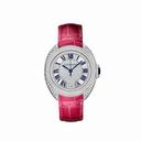 Cartier Cle 18K White Gold Set with Diamonds Dial Ladies Watch WJCL0018
