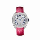 Cartier Cle 18K White Gold Set with Diamonds Dial Ladies Watch WJCL0019