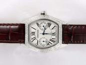 Cartier Collection Privee Cartier Paris A506351 Quartz Rectangle White Dial Watch