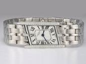 Cartier Lanieres WE1002SD 20x32mm Womens Silver Stainless Steel Strap Watch