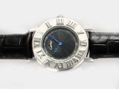 Cartier Ligne 21 de Cartier C1-170767522290 Black Dial Round Quartz Watch