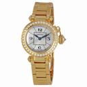 Cartier Miss Pasha Yellow Gold & Diamonds Ladies Watch WJ124014