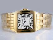 Cartier Montre w25063x9 Stainless Steel with 18k Gold Bezel Gold 18k Gold Strap Watch