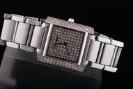Cartier Montre W51002Q3 Womens Square Stainless Steel Case Watch