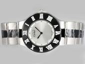 Cartier Must 21 W10109T2 Stainless Steel Bezel Quartz White Dial Watch