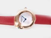 Cartier Panther WAES2549 White Dial Round Rose Gold Case Watch