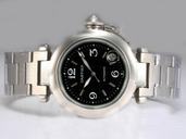 Cartier Pasha de Cartier C391314 Black Dial Round Automatic Watch
