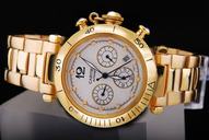 Cartier Pasha de Cartier W30140D1 Gold 18k Gold Strap 36mm Watch
