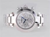 Cartier Pasha de Cartier w31074M7 Quartz Chronograph 36mm Watch