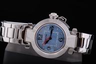 Cartier Pasha de Cartier W31075M7 Blue Dial Stainless Steel Case 35mm Watch