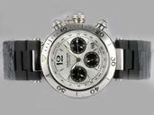Cartier Pasha de Cartier W31077U2 Automatic White Dial Stainless Steel Bezel Watch