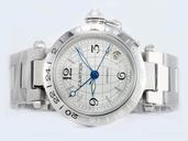 Cartier Pasha de Cartier W31078M7 Automatic Round White Dial Watch