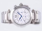 Cartier Pasha de Cartier W31085M7 Mens Stainless Steel Bezel Automatic Watch