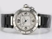 Cartier Pasha de Cartier W3140003 White Dial Automatic Round Watch