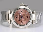 Cartier Pasha de Cartier W3140008 Stainless Steel Case Brown Dial Round Watch
