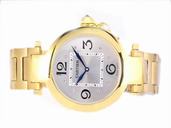 Cartier Pasha de Cartier WJ124015 Mens Round Automatic Watch