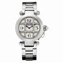Cartier Pasha Diamond 18kt White Gold Ladies Watch WJ11934G