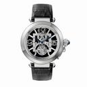 Cartier Pasha Flying Tourbillon Skeleton Dial 18 kt White Gold Men's Watch W3030021