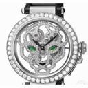 Cartier Pasha Panther Head Motif Diamond Dial Men's Watch HPI00365