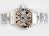 Cartier Roadster 2001 Silver Stainless Steel Strap 33x37mm Watch