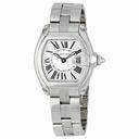 Cartier Roadster Silver Ladies Watch W62016V3